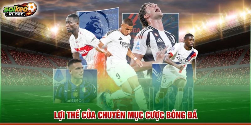 Lợi thế của chuyên mục cược bóng đá