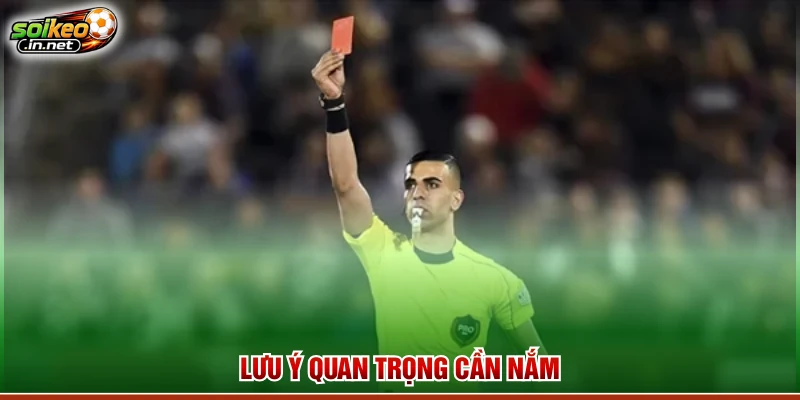 Lưu ý quan trọng cần nắm